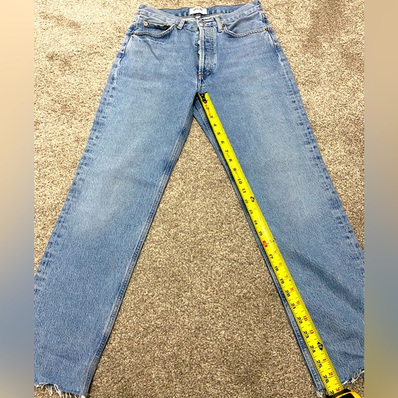 AGOLDE- Women’s High-rise Lana Crop Jeans - Picture 6 of 8